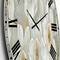 Designart 'Pure Pastel White Flowers Traditional Wall Clock